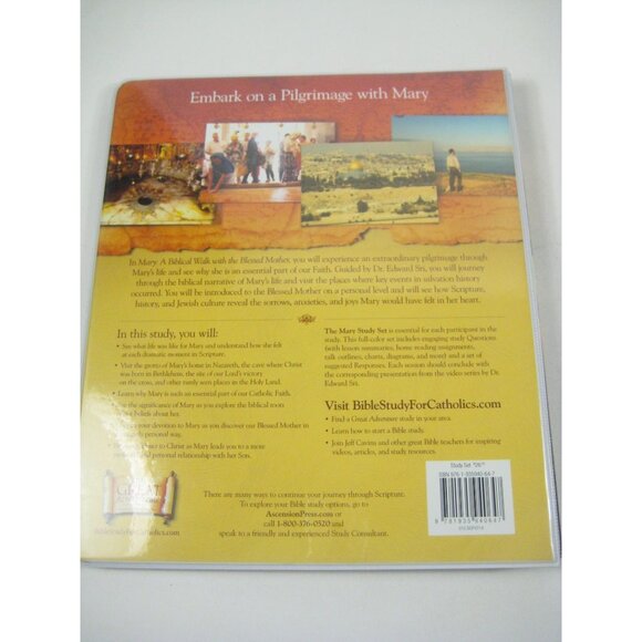 Mary A Biblical Walk With The Blessed Mother Edward Sri Student Guide Binder - Picture 8 of 8